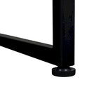 Mesa de centro redonda marrón/natural, metal y madera, 1 persona