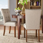 Sillas de comedor tapizadas Hutton (juego de 2) de iNSPIRE Q Classic