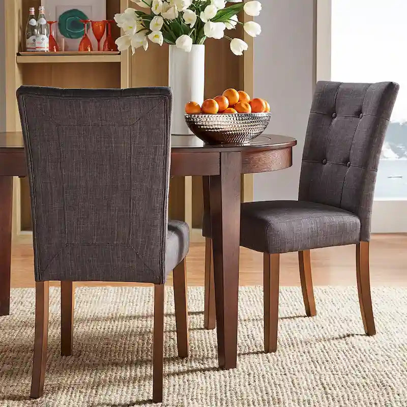 Sillas de comedor tapizadas Hutton (juego de 2) de iNSPIRE Q Classic