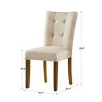 Sillas de comedor tapizadas Hutton (juego de 2) de iNSPIRE Q Classic