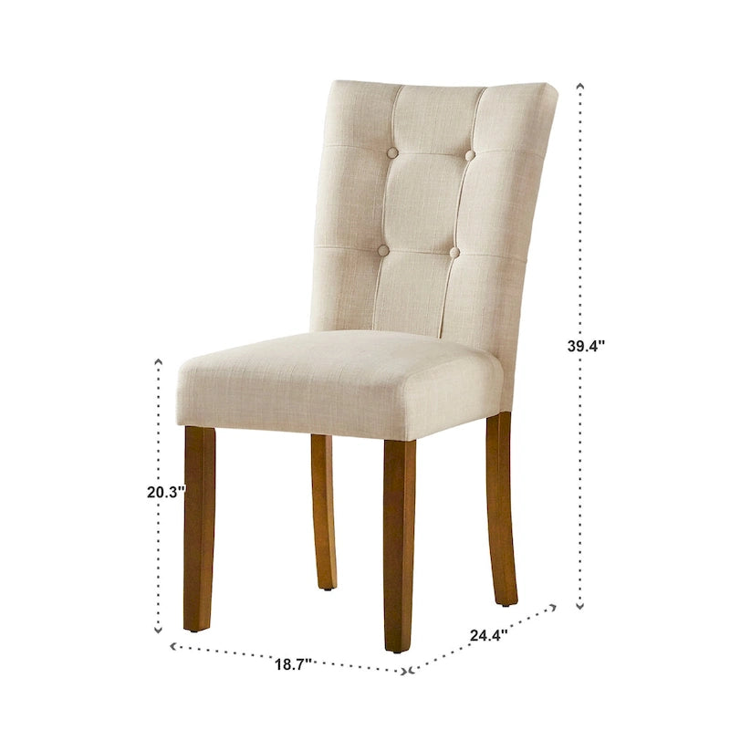 Sillas de comedor tapizadas Hutton (juego de 2) de iNSPIRE Q Classic
