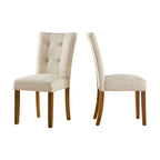 Sillas de comedor tapizadas Hutton (juego de 2) de iNSPIRE Q Classic