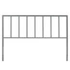 Cabecero de metal gris King Size – Individual, gris