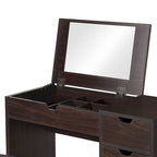 Mueble de baño con lavabo y taburete DH BASIC Modern Walnut 36 de Denhour