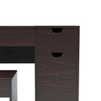 Mueble de baño con lavabo y taburete DH BASIC Modern Walnut 36 de Denhour