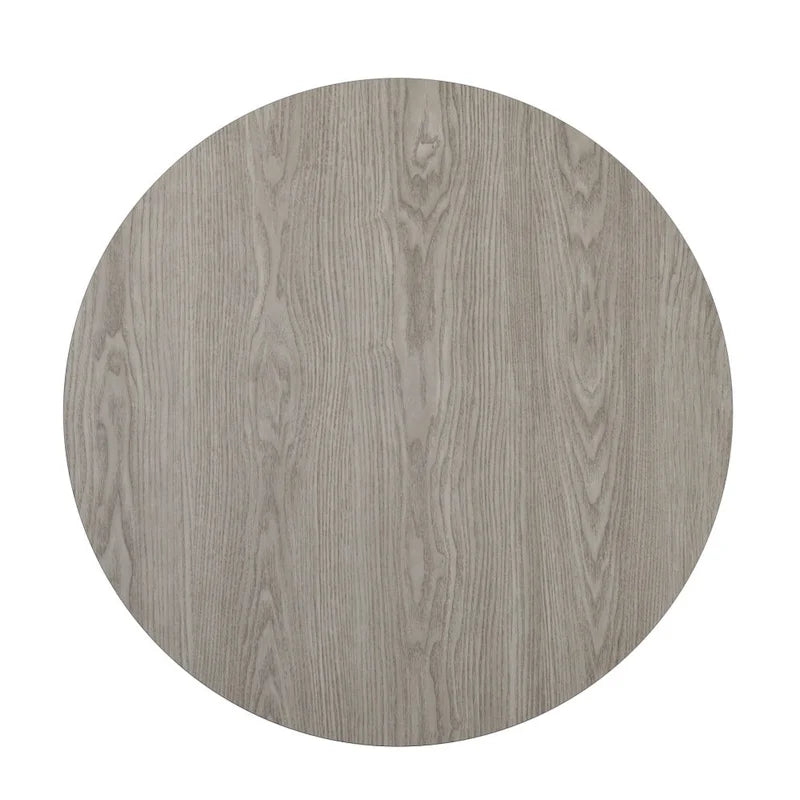 Tablero de mesa redondo de 36 pulgadas con cubierta laminada reversible