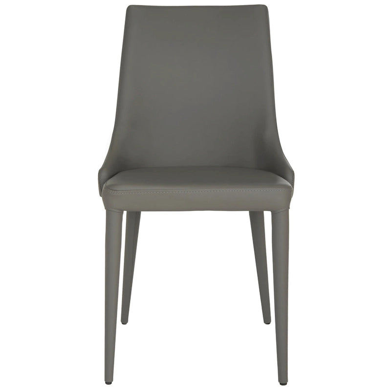 SAFAVIEH Socorro Silla de Comedor Blanca de Mediados de Siglo Moderna (Juego de 2) - 23.6 x 19.6 x 35.5 - 24W x 20D x 36H