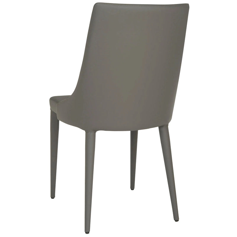 SAFAVIEH Socorro Silla de Comedor Blanca de Mediados de Siglo Moderna (Juego de 2) - 23.6 x 19.6 x 35.5 - 24W x 20D x 36H