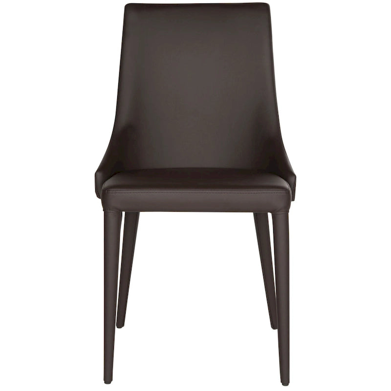 SAFAVIEH Socorro Silla de Comedor Blanca de Mediados de Siglo Moderna (Juego de 2) - 23.6 x 19.6 x 35.5 - 24W x 20D x 36H