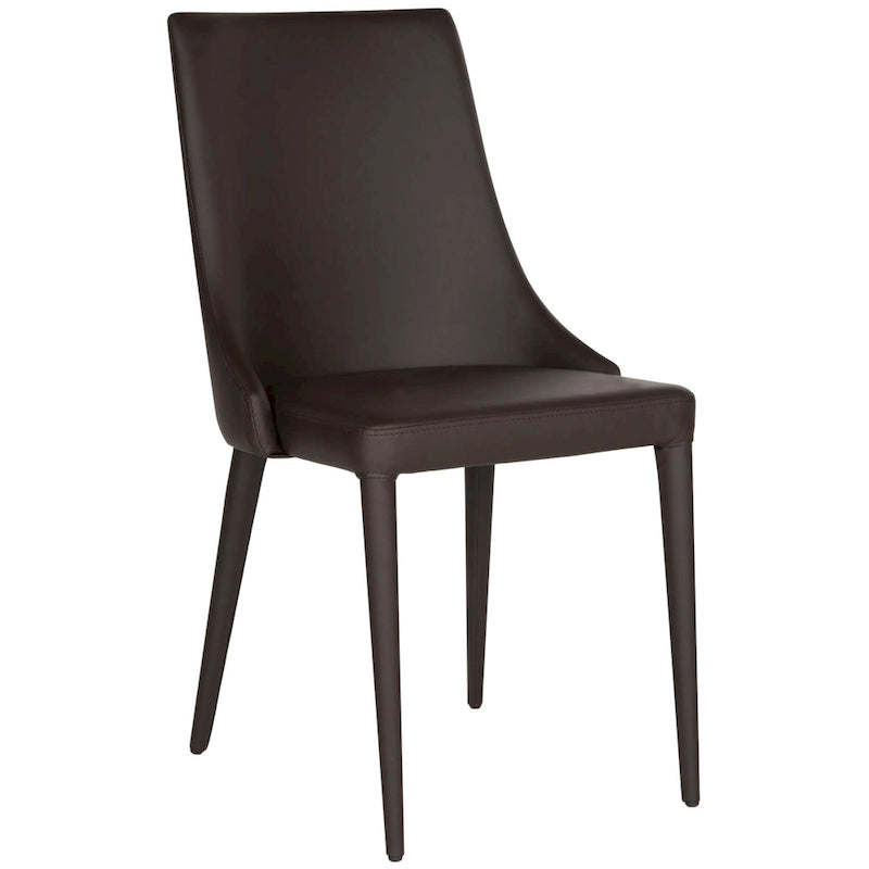 SAFAVIEH Socorro Silla de Comedor Blanca de Mediados de Siglo Moderna (Juego de 2) - 23.6 x 19.6 x 35.5 - 24W x 20D x 36H