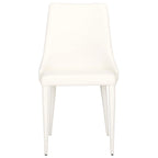 SAFAVIEH Socorro Silla de Comedor Blanca de Mediados de Siglo Moderna (Juego de 2) - 23.6 x 19.6 x 35.5 - 24W x 20D x 36H