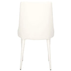 SAFAVIEH Socorro Silla de Comedor Blanca de Mediados de Siglo Moderna (Juego de 2) - 23.6 x 19.6 x 35.5 - 24W x 20D x 36H