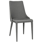 SAFAVIEH Socorro Silla de Comedor Blanca de Mediados de Siglo Moderna (Juego de 2) - 23.6 x 19.6 x 35.5 - 24W x 20D x 36H