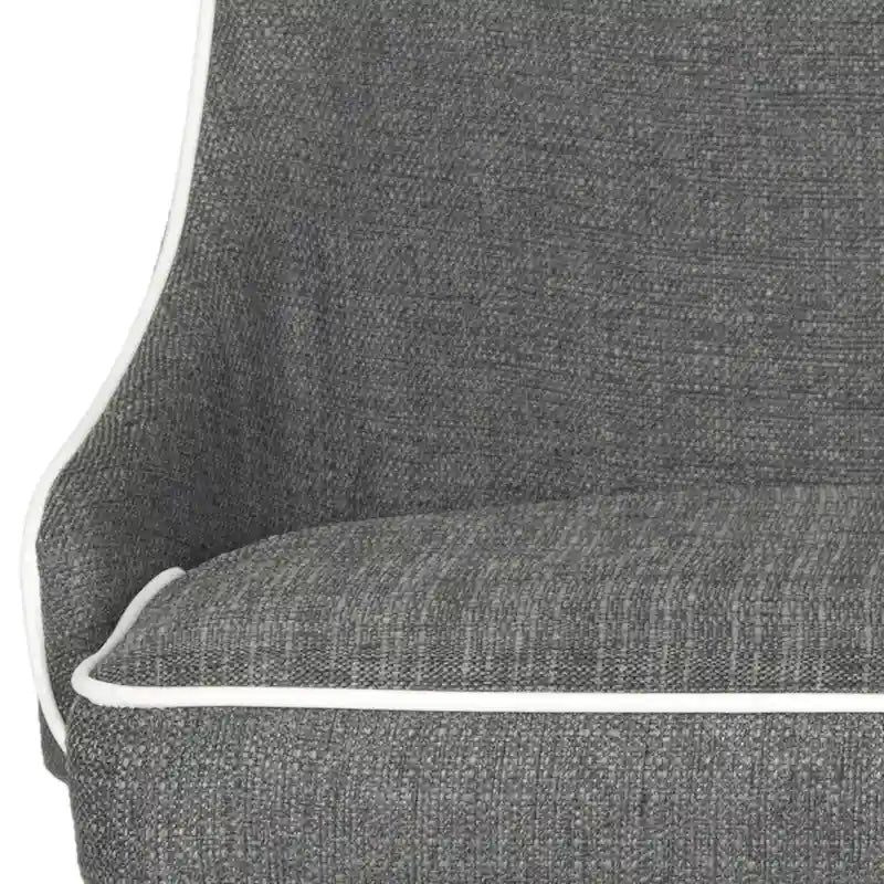 SAFAVIEH Socorro Silla de Comedor Blanca de Mediados de Siglo Moderna (Juego de 2) - 23.6 x 19.6 x 35.5 - 24W x 20D x 36H