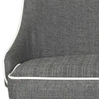 SAFAVIEH Socorro Silla de Comedor Blanca de Mediados de Siglo Moderna (Juego de 2) - 23.6 x 19.6 x 35.5 - 24W x 20D x 36H