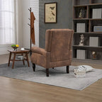 Sillón con estructura de madera, sillón moderno, sillón para sala de estar - 29.33 x 31.50 x 39.37