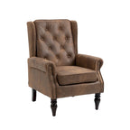 Sillón con estructura de madera, sillón moderno, sillón para sala de estar - 29.33 x 31.50 x 39.37