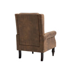 Sillón con estructura de madera, sillón moderno, sillón para sala de estar - 29.33 x 31.50 x 39.37