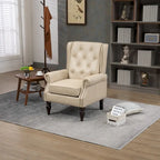 Sillón con estructura de madera, sillón moderno, sillón para sala de estar - 29.33 x 31.50 x 39.37