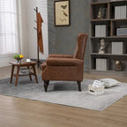 Sillón con estructura de madera, sillón moderno, sillón para sala de estar - 29.33 x 31.50 x 39.37