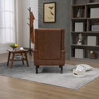 Sillón con estructura de madera, sillón moderno, sillón para sala de estar - 29.33 x 31.50 x 39.37