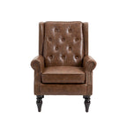 Sillón con estructura de madera, sillón moderno, sillón para sala de estar - 29.33 x 31.50 x 39.37