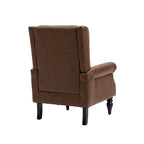 Sillón con estructura de madera, sillón moderno, sillón para sala de estar - 29.33 x 31.50 x 39.37