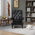 Sillón con estructura de madera, sillón moderno, sillón para sala de estar - 29.33 x 31.50 x 39.37