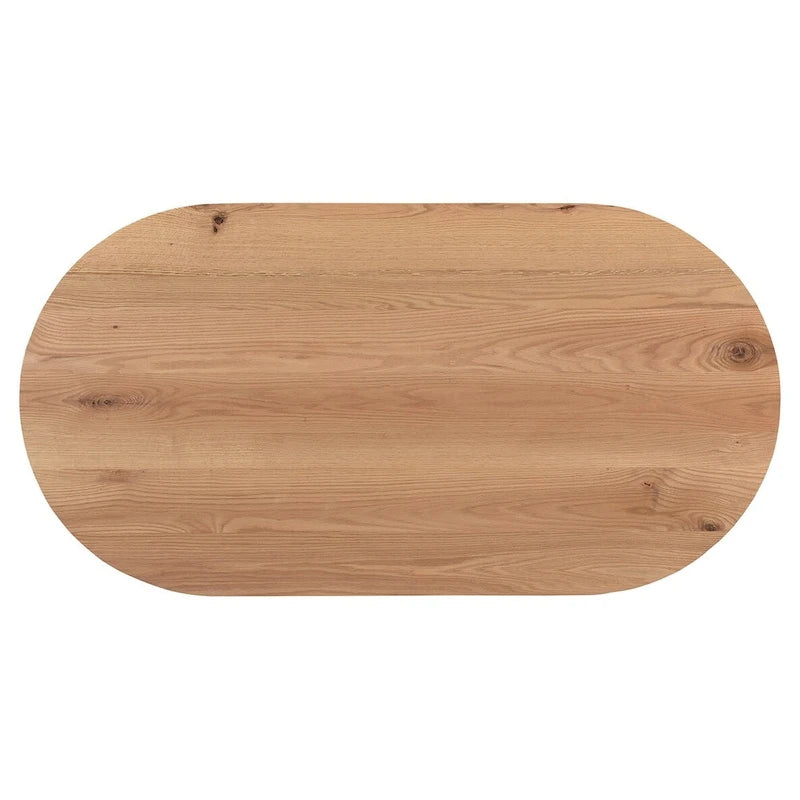 Mesa de centro de roble macizo, color natural/marrón oscuro, estilo escandinavo, para 1 persona