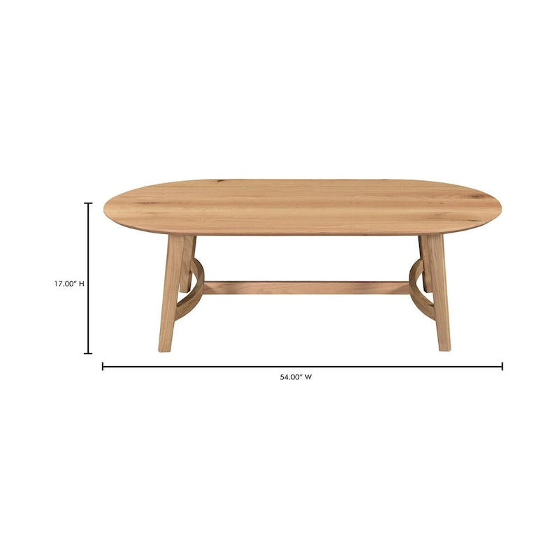 Mesa de centro de roble macizo, color natural/marrón oscuro, estilo escandinavo, para 1 persona