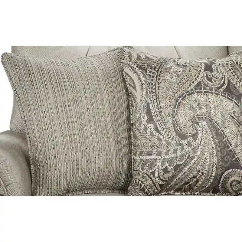 Sillón Loveseat Beige, Asientos 1-2