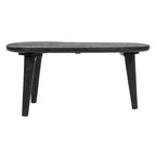 Mesas de centro de madera anidadas oblongas - 43.0L x 21.0W x 15.0H