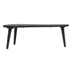 Mesas de centro de madera anidadas oblongas - 43.0L x 21.0W x 15.0H