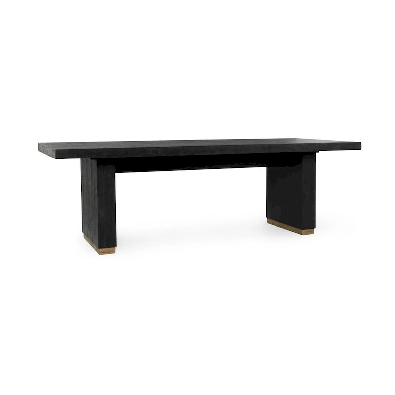 Mesa de comedor de pino recuperado, capacidad para 8 personas