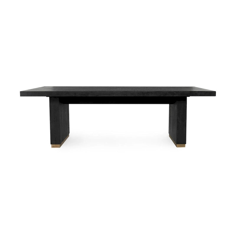 Mesa de comedor de pino recuperado, capacidad para 8 personas