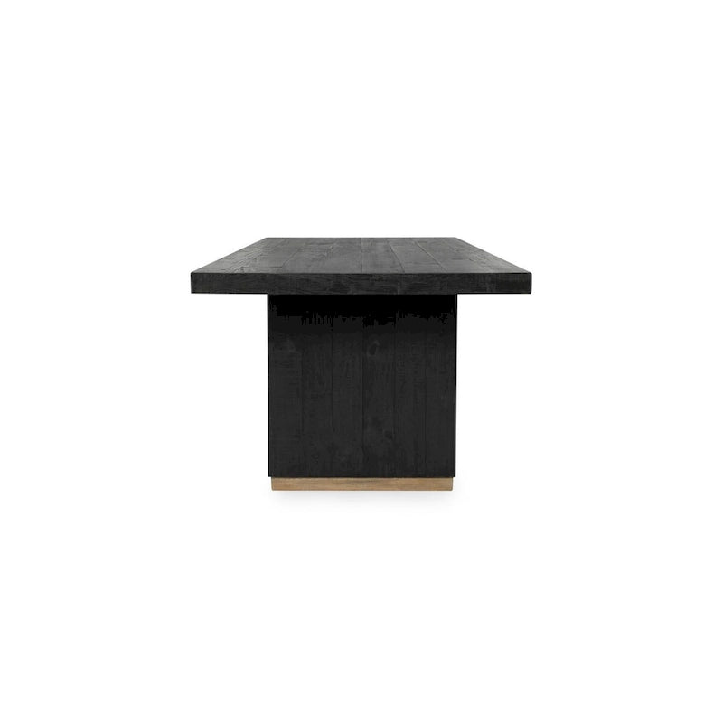 Mesa de comedor de pino recuperado, capacidad para 8 personas