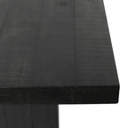 Mesa de comedor de pino recuperado, capacidad para 8 personas