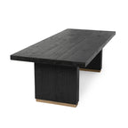 Mesa de comedor de pino recuperado, capacidad para 8 personas