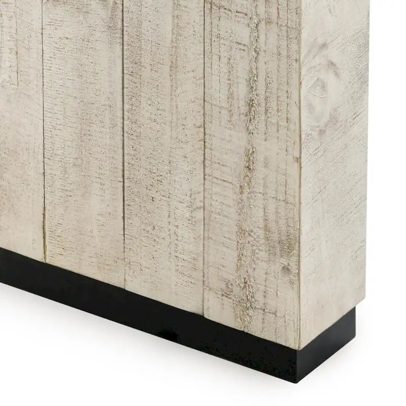 Mesa de comedor de pino recuperado, capacidad para 8 personas