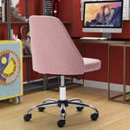 Silla giratoria de trabajo sin brazos, azul / gris oscuro, para 1 persona