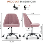 Silla giratoria de trabajo sin brazos, azul / gris oscuro, para 1 persona