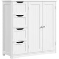 Armario de suelo de madera para baño - 12P x 32A x 33H